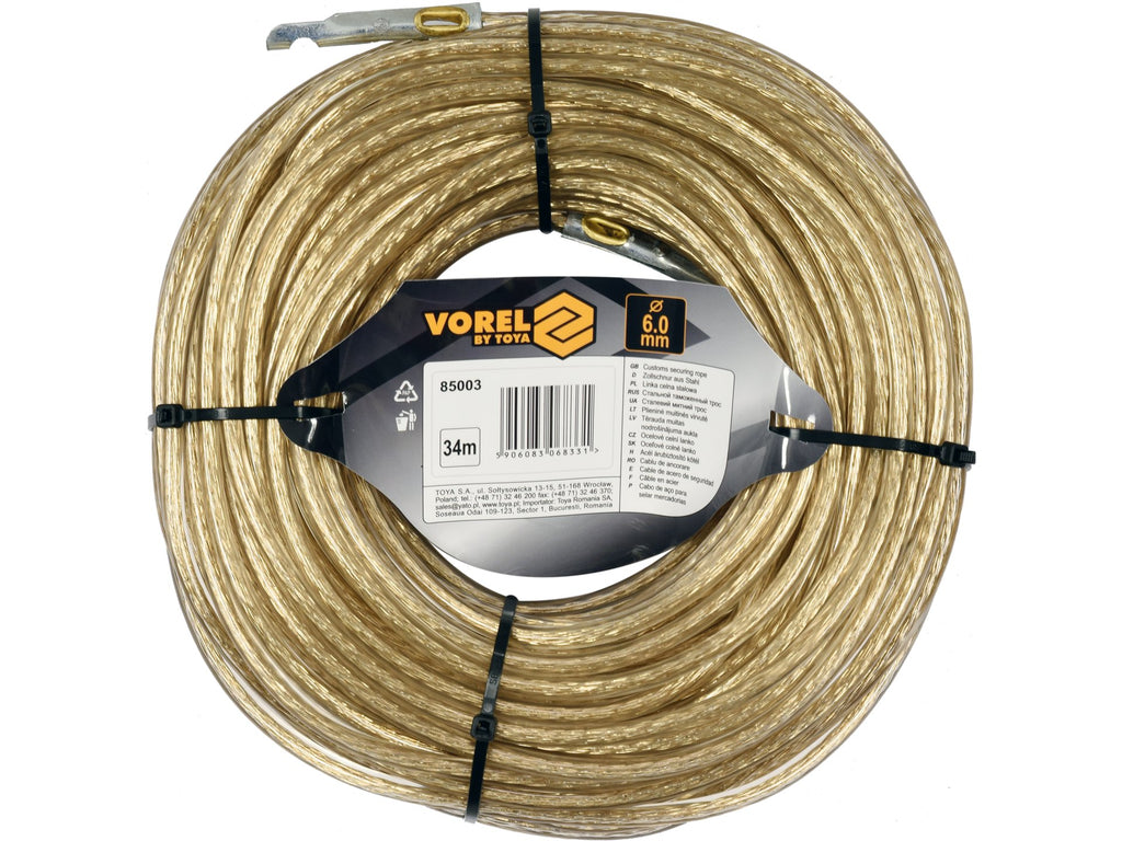 Stalen Aangepaste Kabel