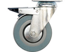 Stuurwiel Van 75 MM Met Grijs Rubber En Rem