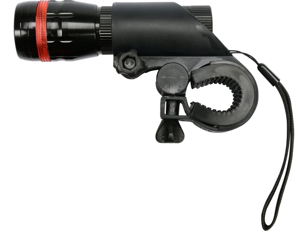 Fietslampenset: Voor 3W LED + Achter 5 LED