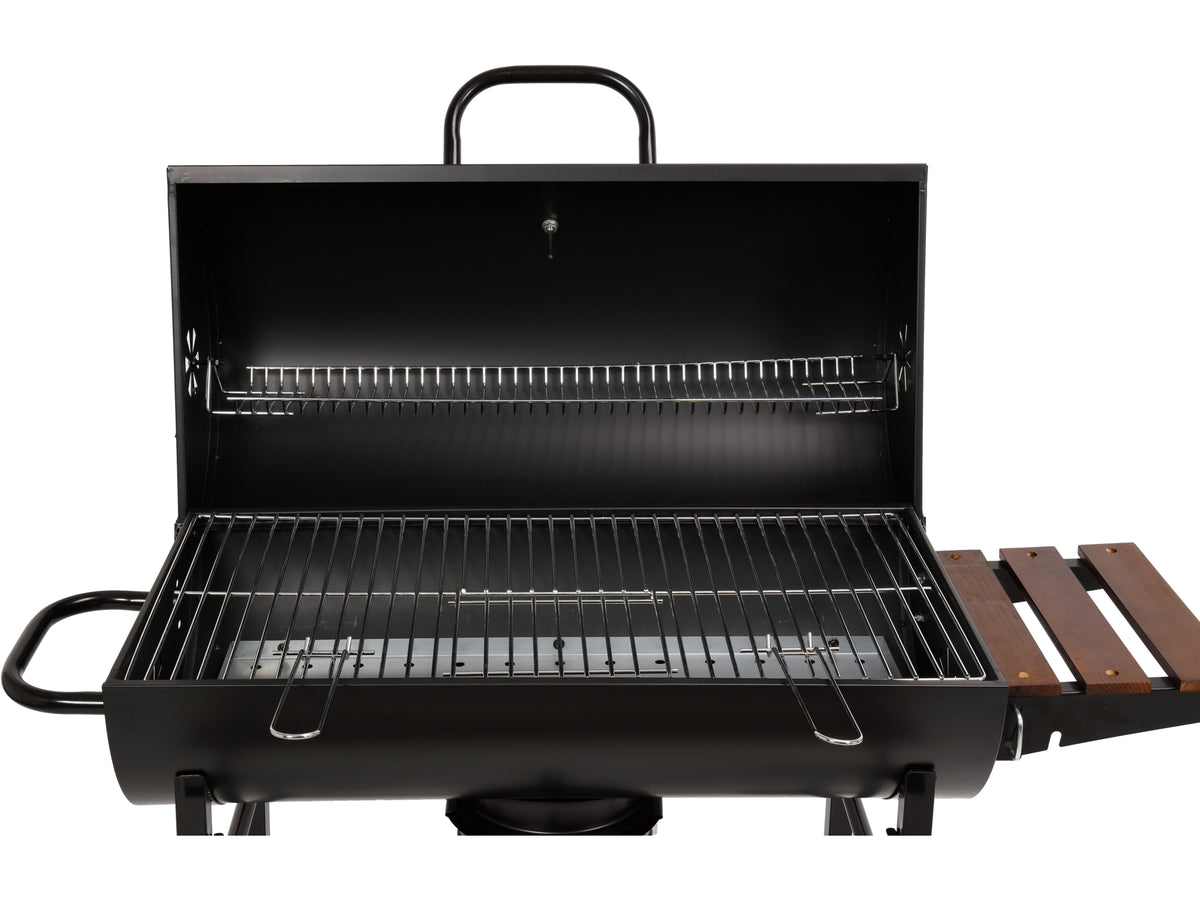 Houtskoolgrill Met Deksel, Rooster 71X34,5CM