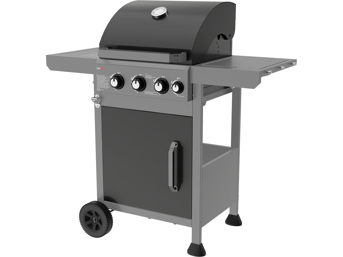 Gas Grill 3+1 Cast Iron Grid 11.5KW