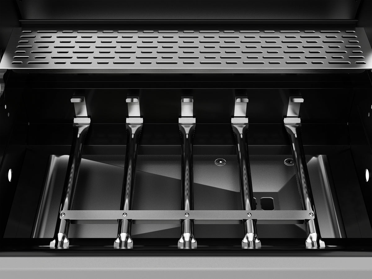 Gas Grill 5+1 Cast Iron Grid 17.5KW