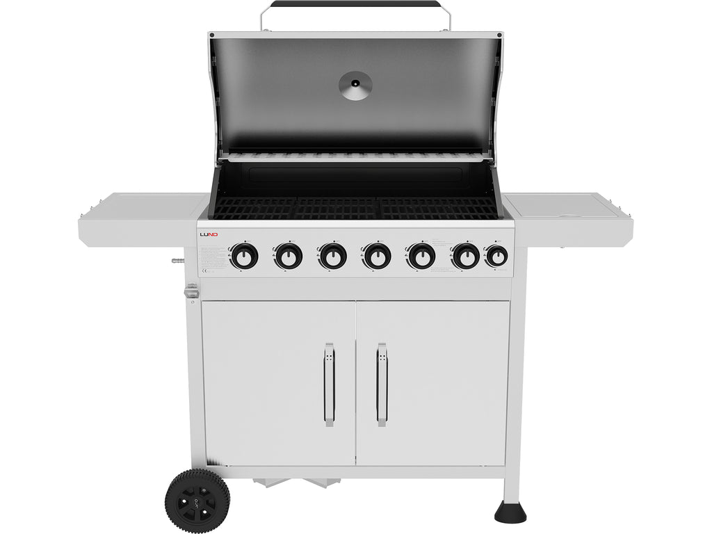 Gas Grill 6+1 Cast Iron Grid 20.5KW