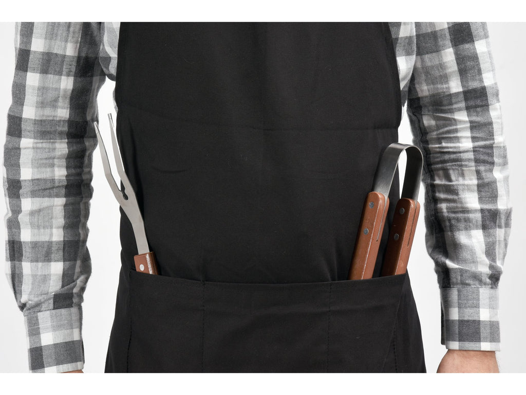 Grillende Schort