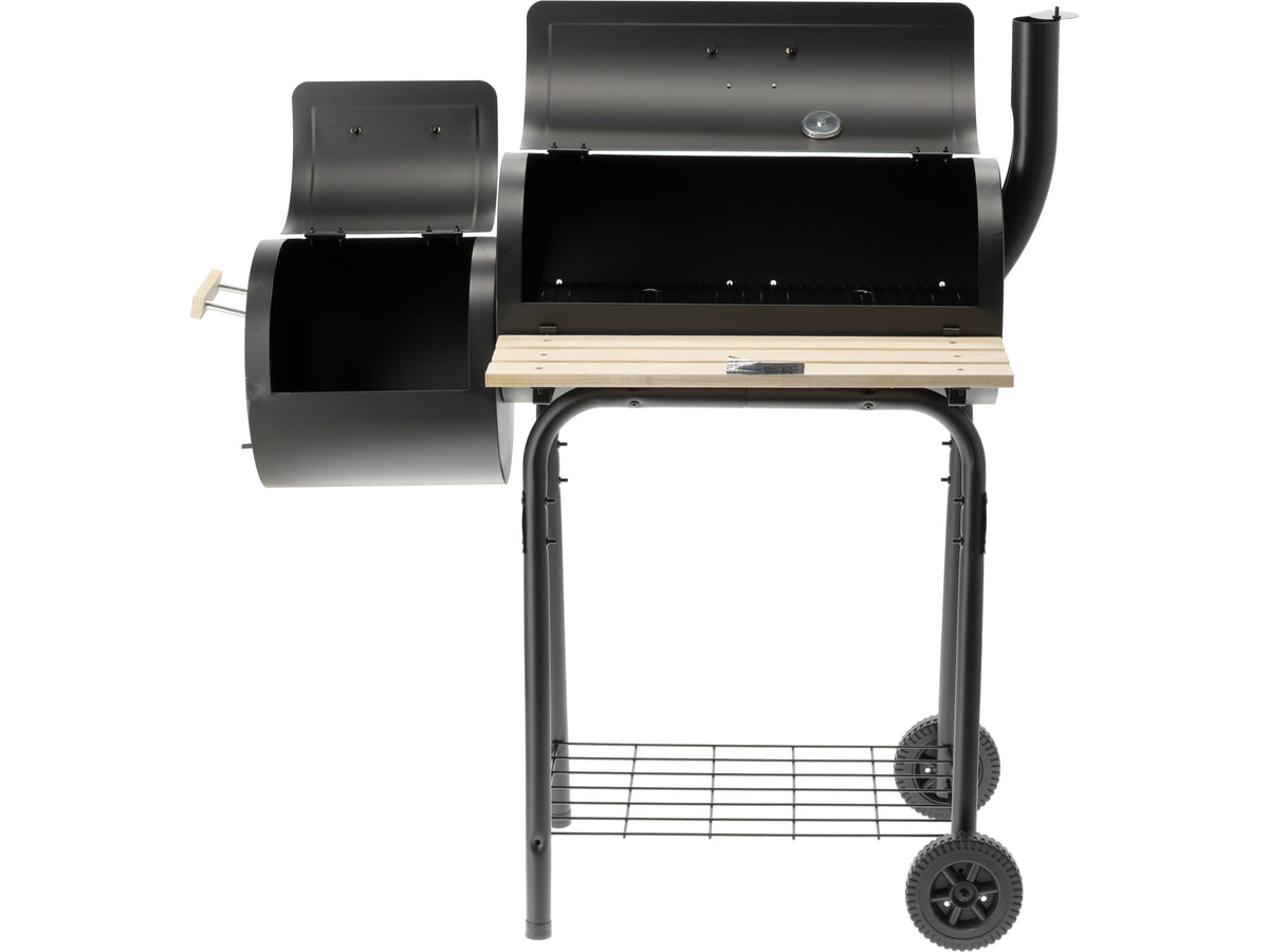 Houtskoolgrill Met Roker, Raspen 60X30CM
