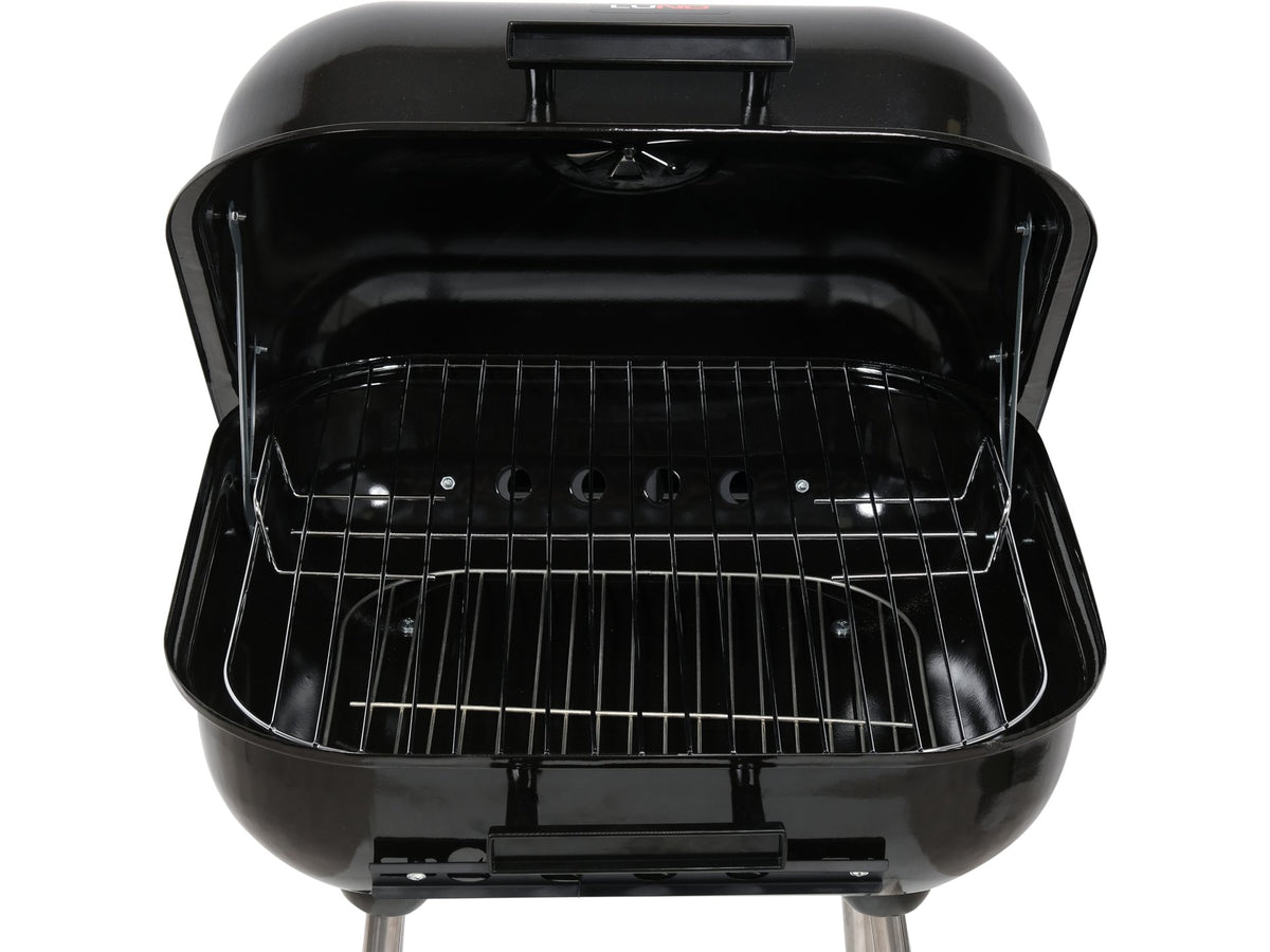 Houtskoolgrill Met Deksel, Rooster 45X40CM
