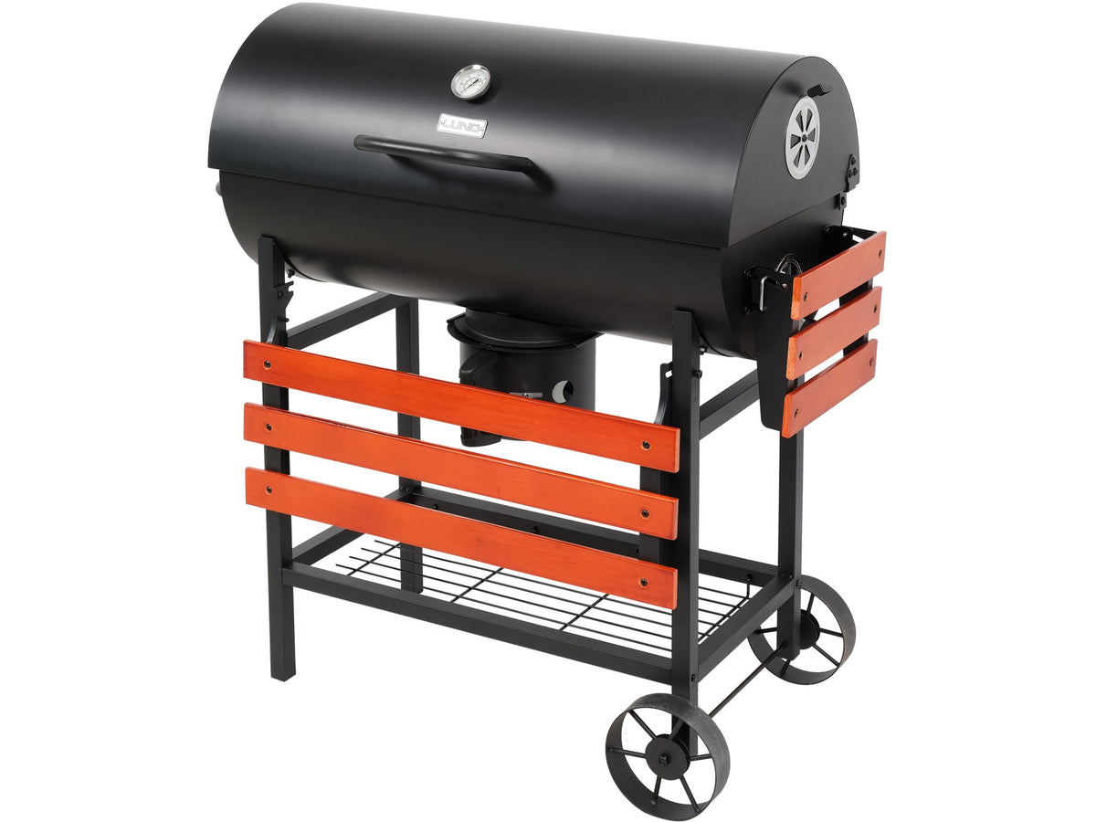 Houtskoolgrill Met Deksel, Rooster 71X34,5CM