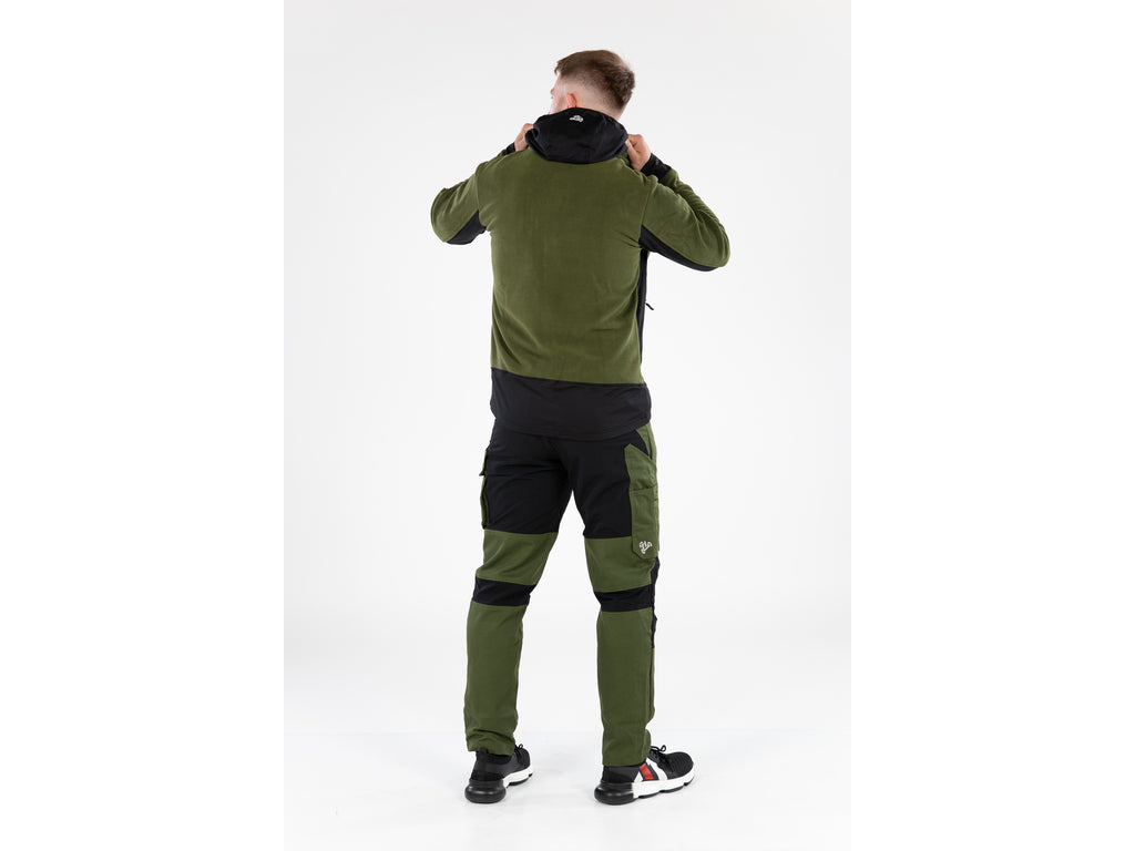 Werkbroek 4-WAY Stretch Serval Groen Maat. M