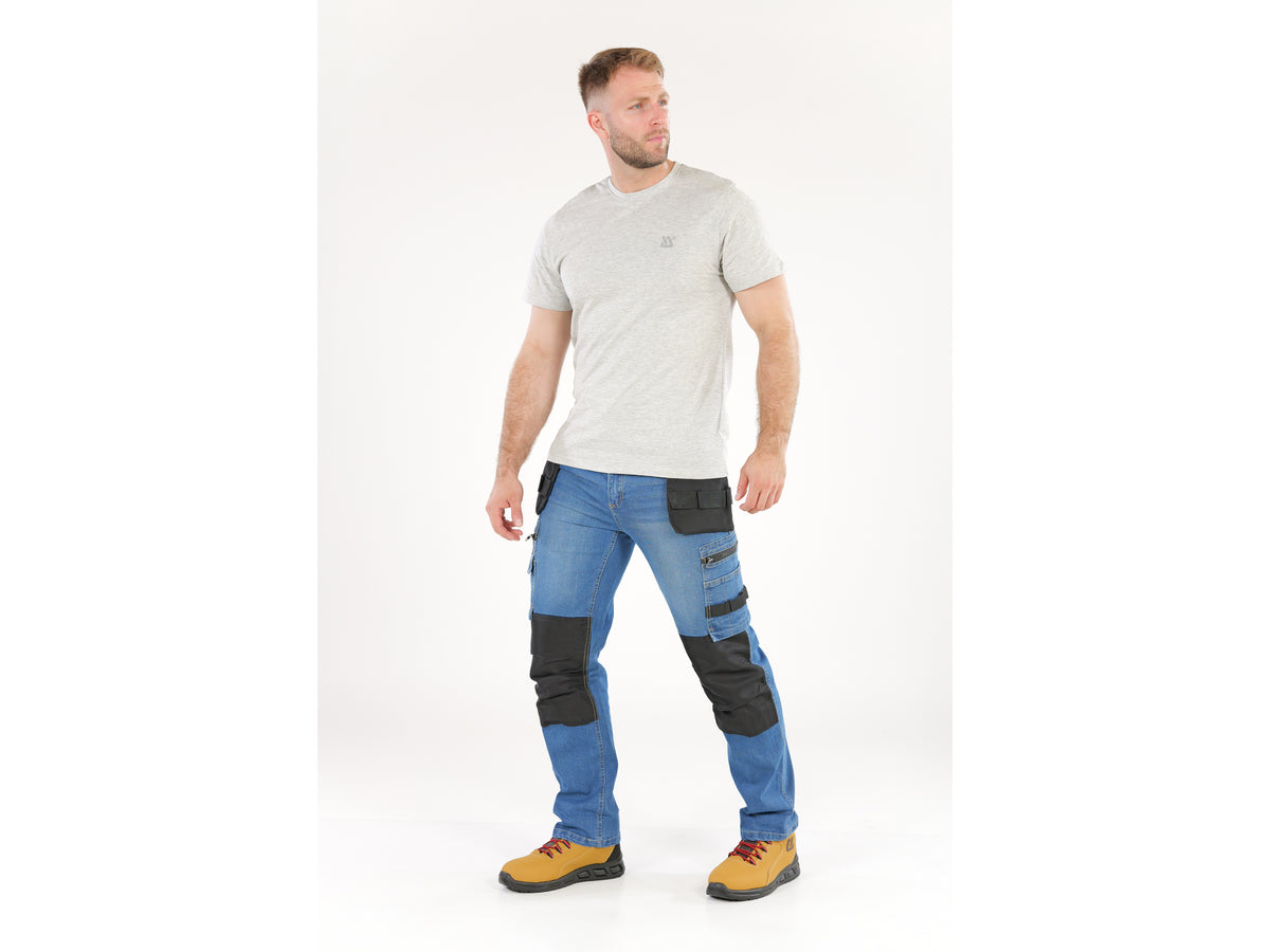 Montage Werkbroek Stretch Jeans Donkerblauw Maat. Xl