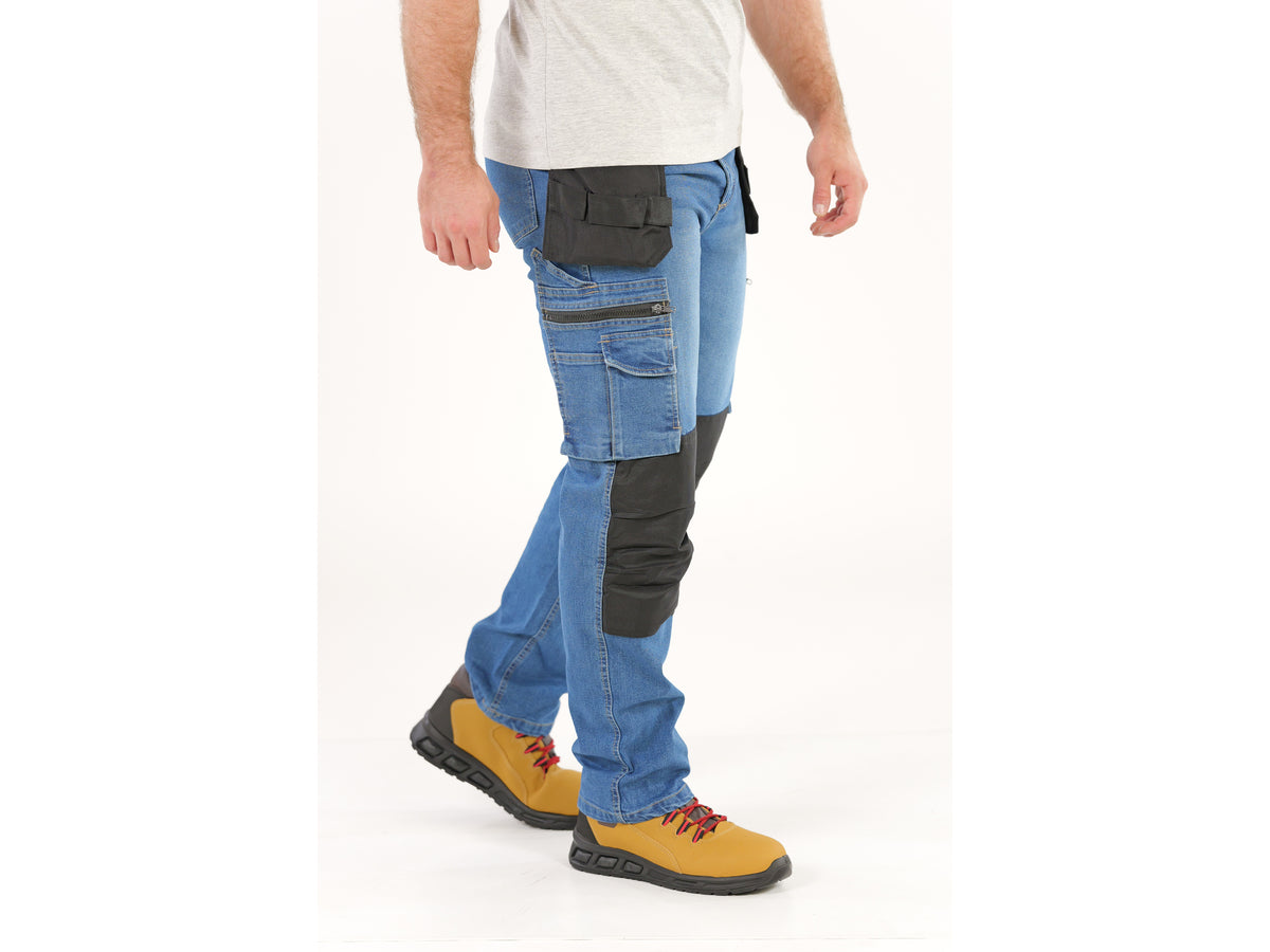 Montage Werkbroek Stretch Jeans Donkerblauw Maat. Xl