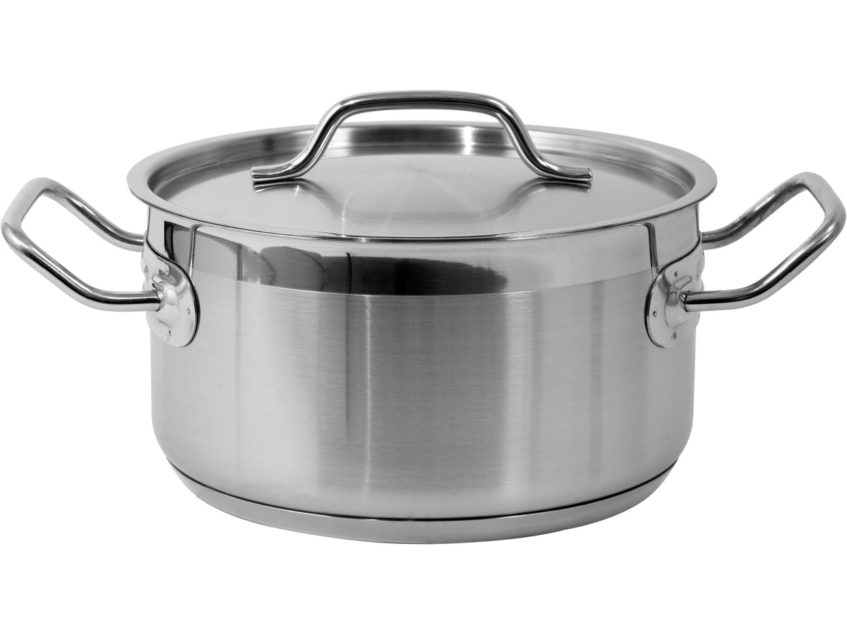 Lage Pot Met Roestvrij Stalen Deksel 20X10,5CM 3,3L