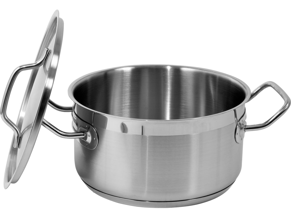 Lage Pot Met Roestvrij Stalen Deksel 20X10,5CM 3,3L