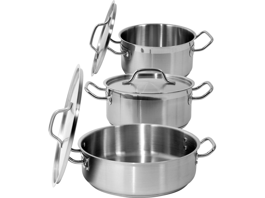 Lage Pot Met Roestvrij Stalen Deksel 36X18CM 18,3L