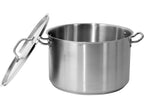 Lage Pot Met Roestvrij Stalen Deksel 40X25CM 31,4L