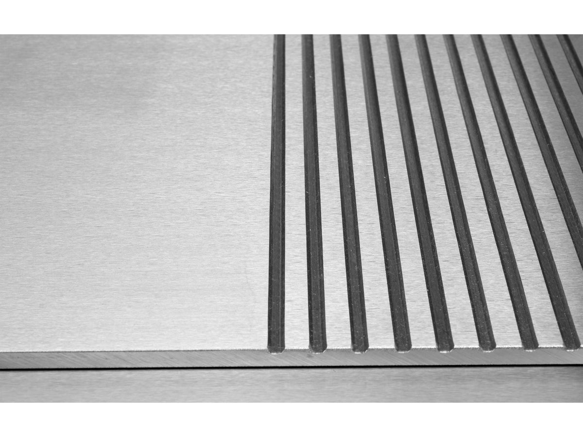 Grillplaat 2/3 Glad 55CM