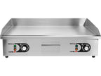 Elektrische Gladde Grillplaat 2X2,2KW 73CM