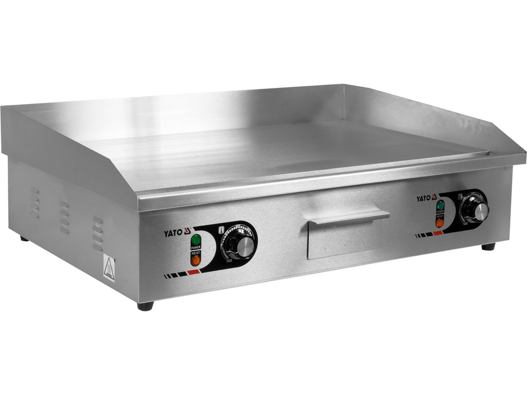 Elektrische Gladde Grillplaat 2X2,2KW 73CM