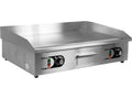 Elektrische Gladde Grillplaat 2X2,2KW 73CM