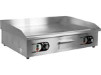 Elektrische Gladde Grillplaat 2X2,2KW 73CM