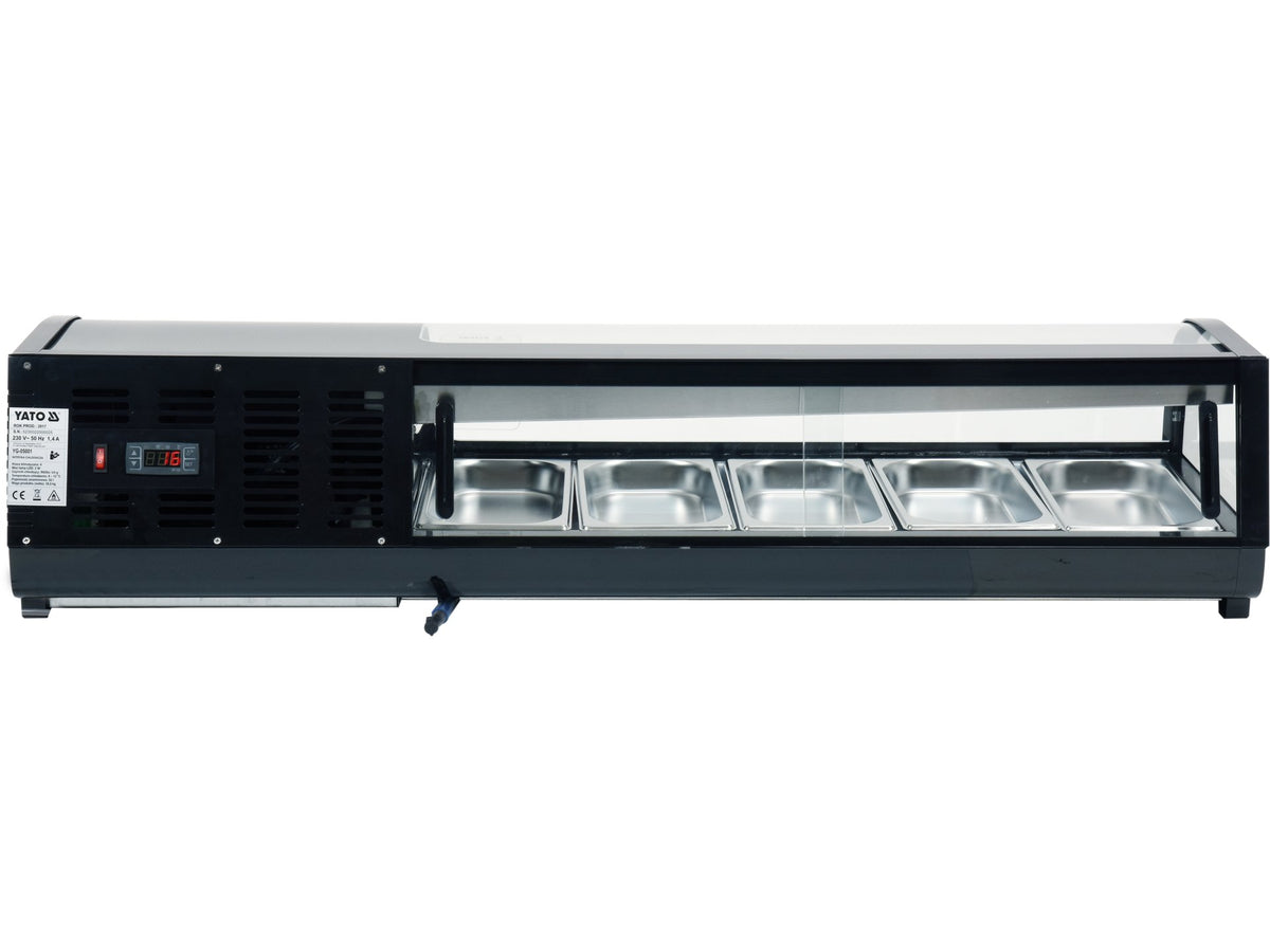 Koelkastdisplay 5X1/3 Gn 135X42X29,5