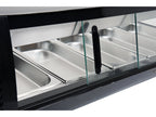 Koelkastdisplay 5X1/3 Gn 135X42X29,5