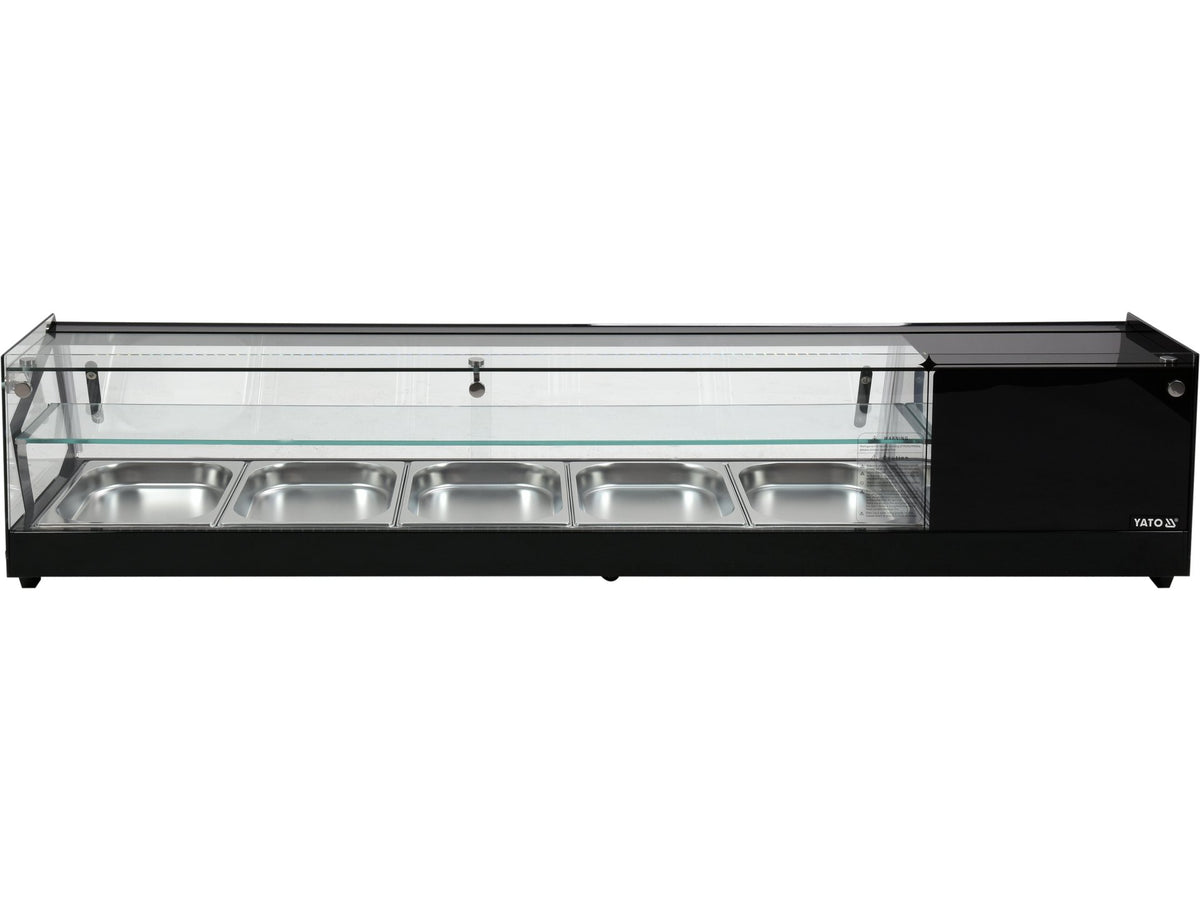 Koelkastdisplay 5X1/2 Gn 175X39X37