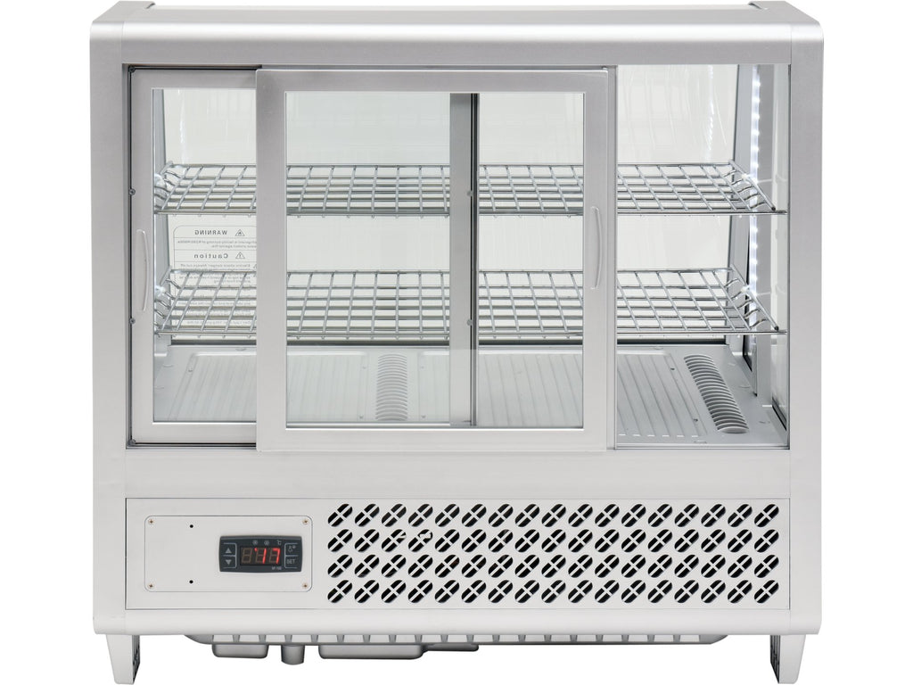 Koelkast Display 100L 68X45X67 Zilver