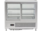 Koelkast Display 100L 68X45X67 Zilver