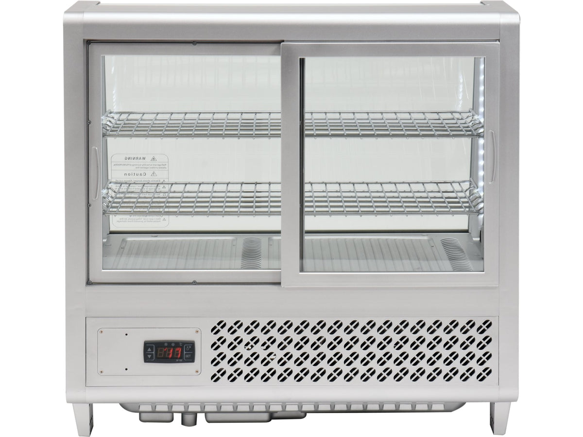 Koelkast Display 100L 68X45X67 Zilver