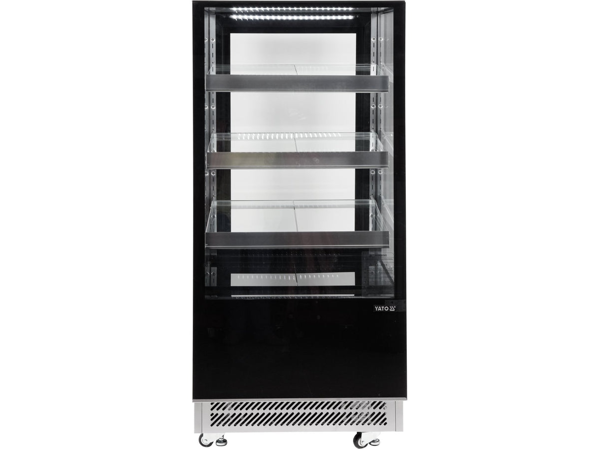Koelkastdisplay 350L 65X80X144 Zwart