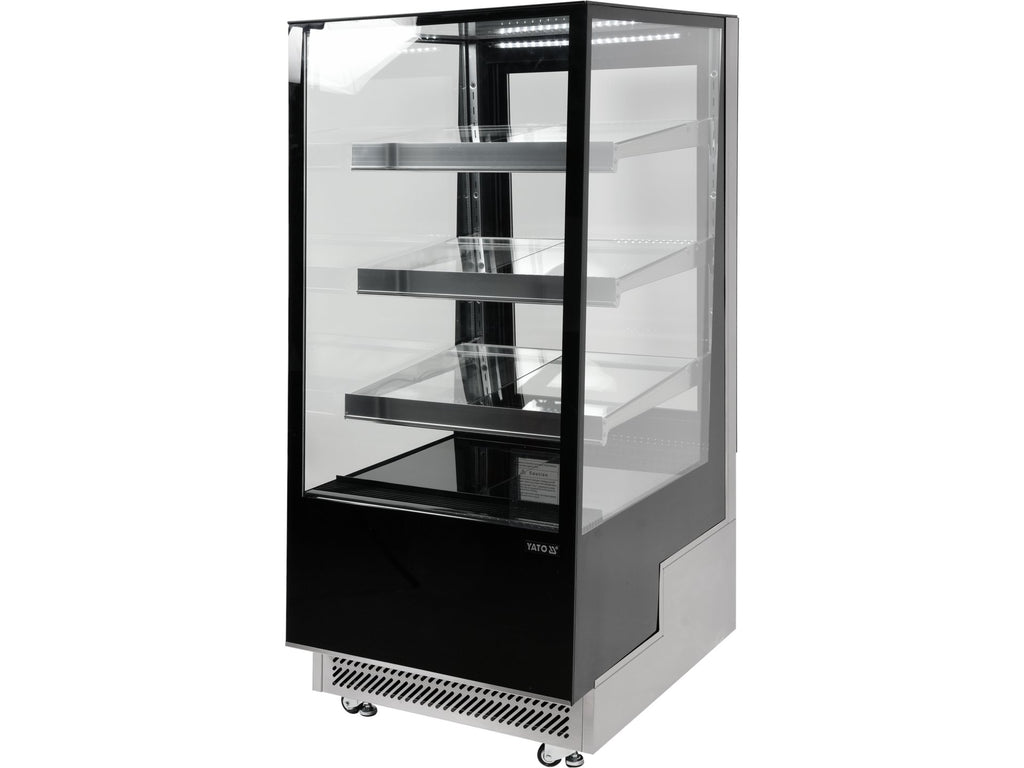 Koelkastdisplay 350L 65X80X144 Zwart