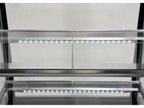 Koelkastdisplay 350L 65X80X144 Zwart