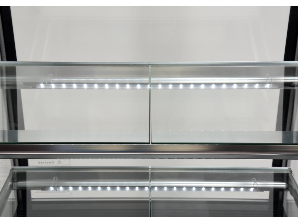 Koelkastdisplay 350L 65X80X144 Zwart