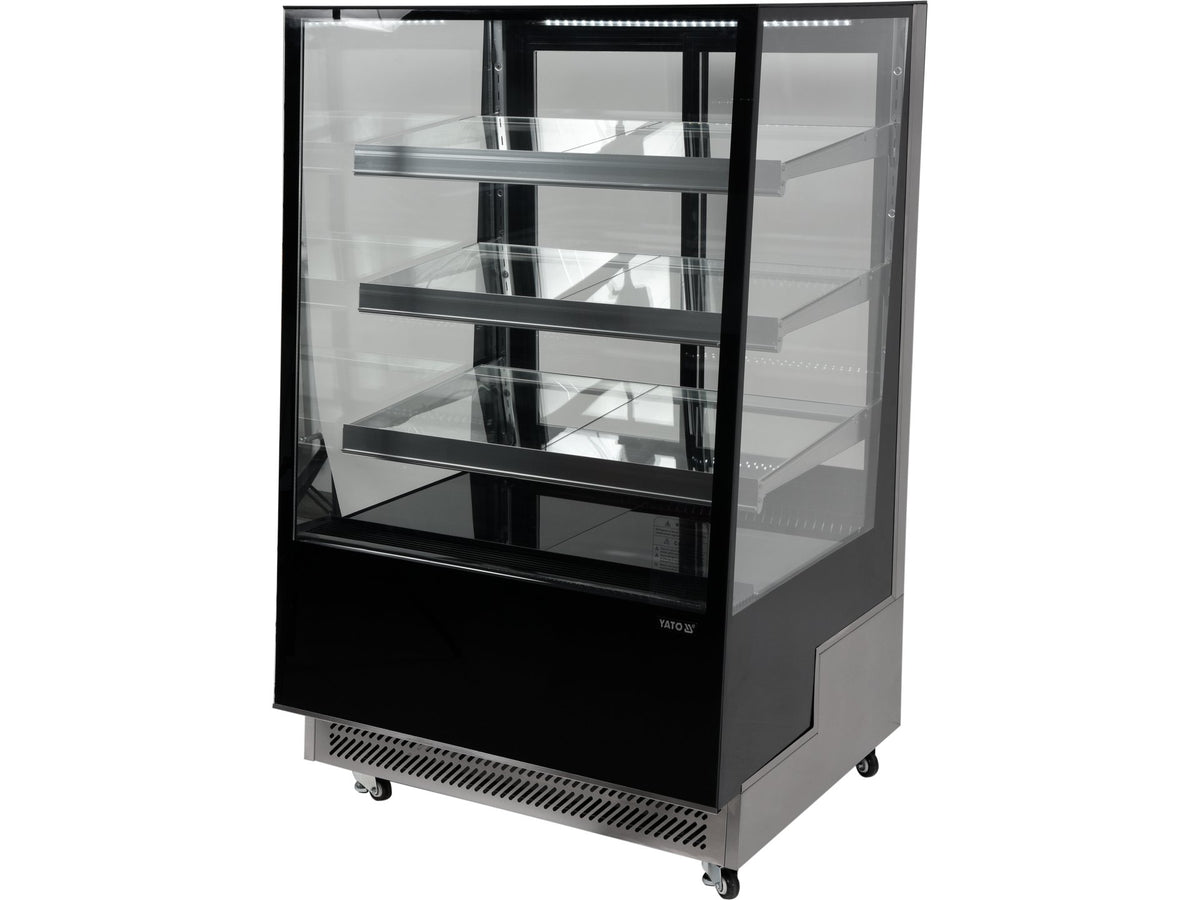 Koelkastdisplay 500L 90X80X144 Zwart