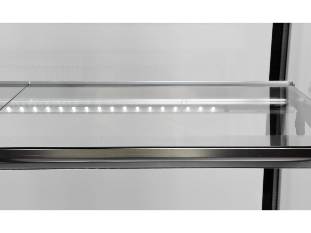 Koelkastdisplay 500L 90X80X144 Zwart