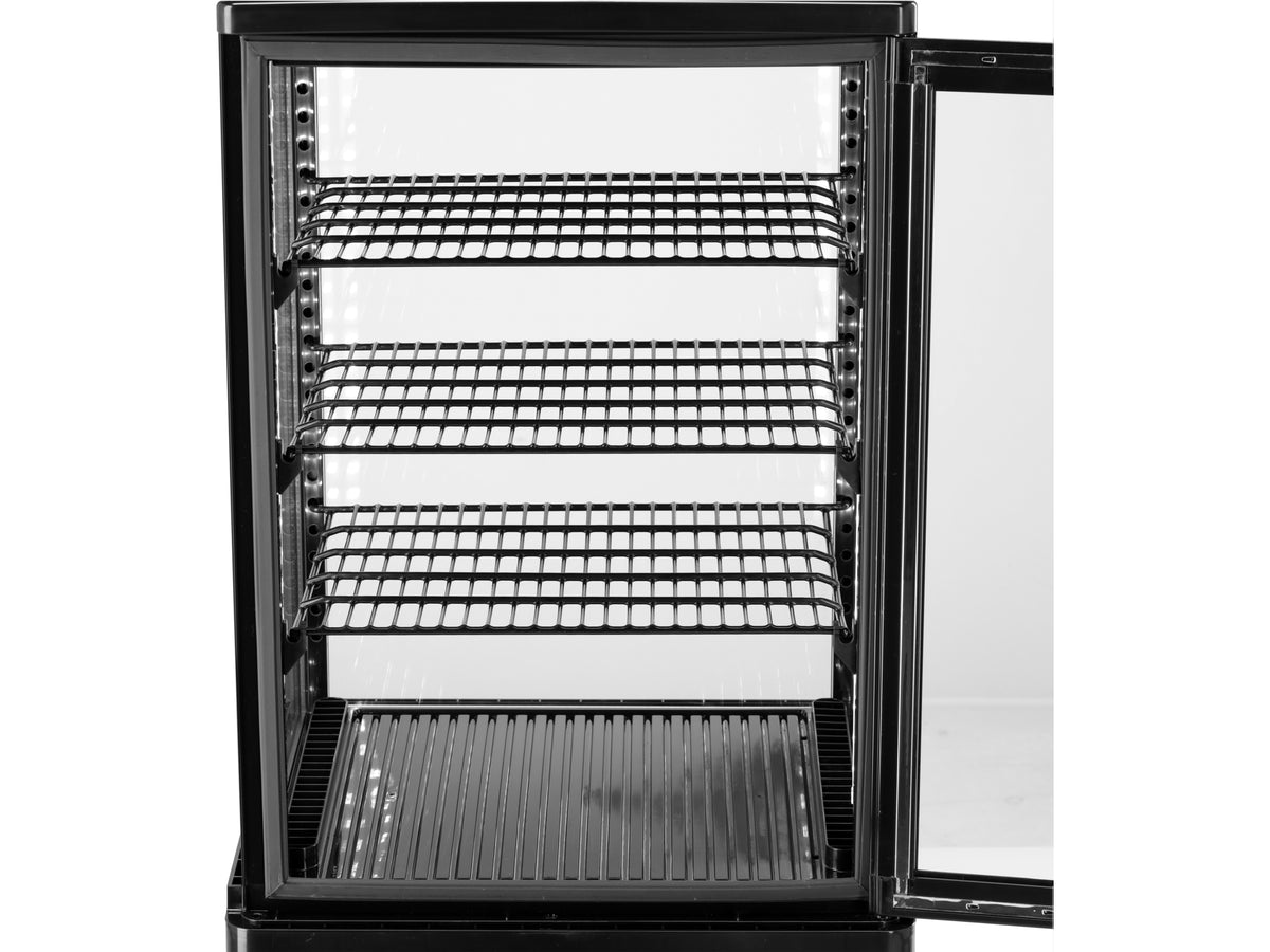 Gekoelde Vitrinekast 79L 46X41X97 Zwart