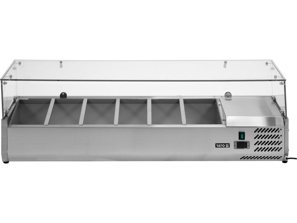 BOVENKOELKAST vitrinekast 6X1/3 GN