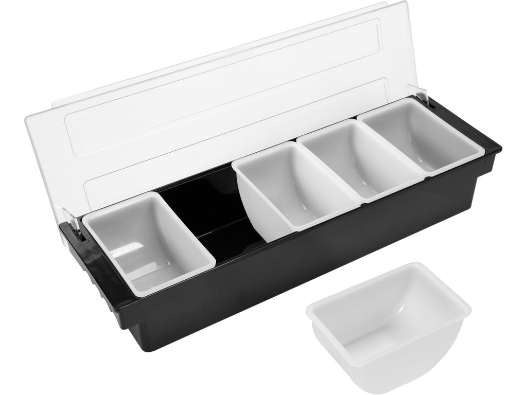 Bartman Container, Zwart, 5 Segmenten