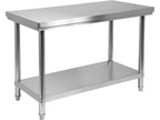 Midden Opvouwbare Tafel Met Plank 1200×600×H850MM