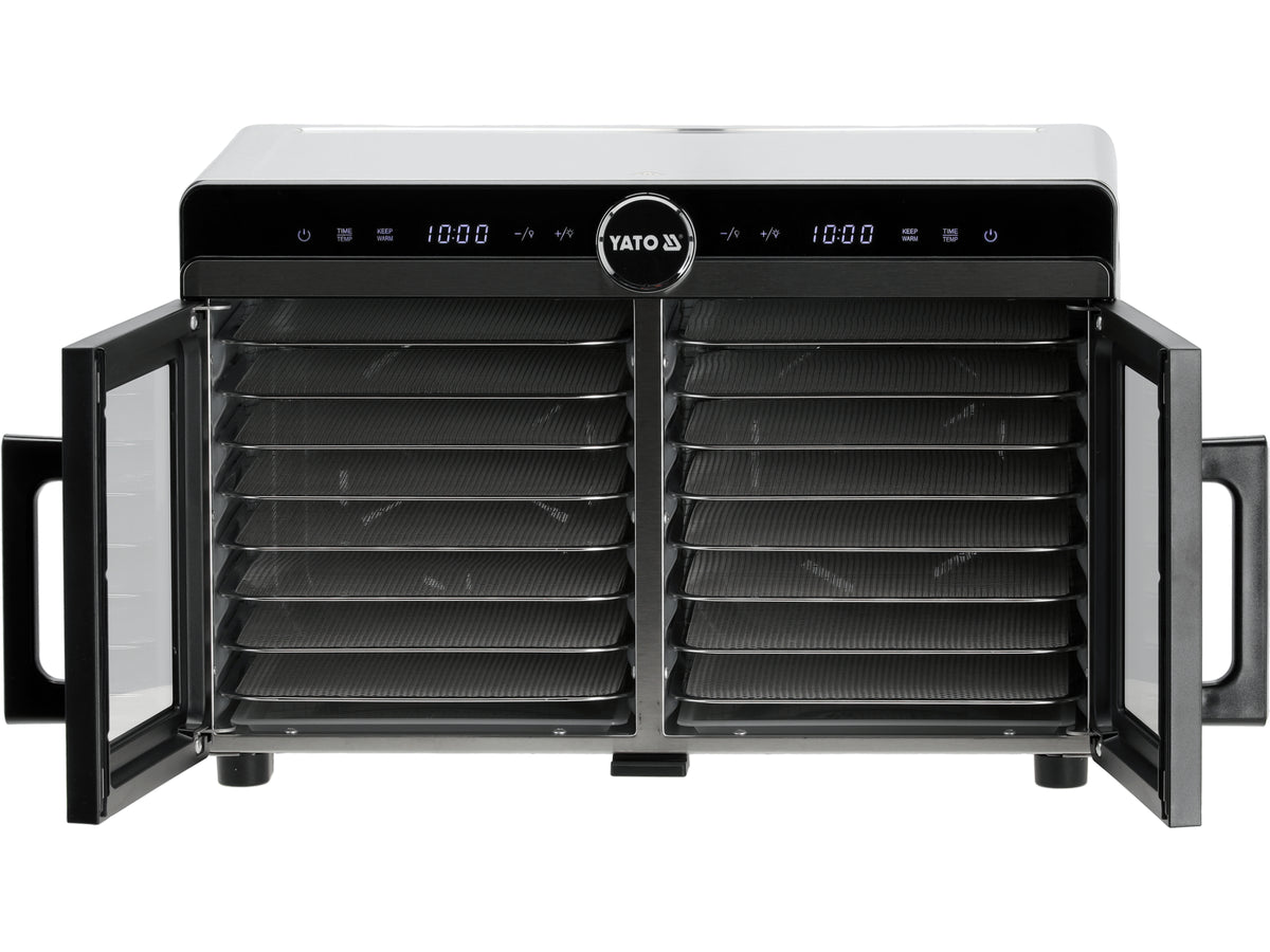 <h1>VOEDSELDROGER 16 SCHALEN VAN RVS, 1400W</h1>