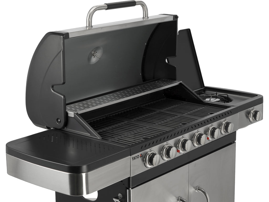 Zushi 6+1 Gasgrill Roestvrij Staal 20,2 KW