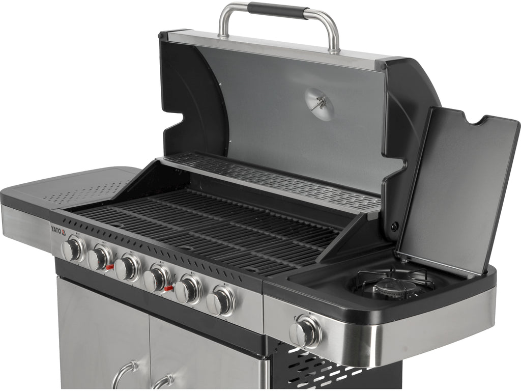 Zushi 6+1 Gasgrill Roestvrij Staal 20,2 KW