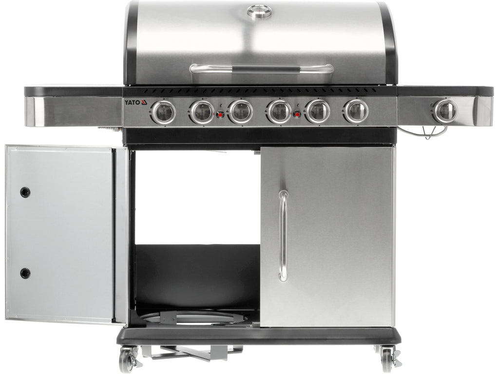 Zushi 6+1 Gasgrill Roestvrij Staal 20,2 KW