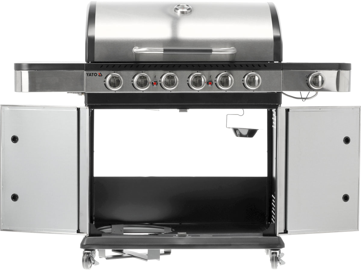 Zushi 6+1 Gasgrill Roestvrij Staal 20,2 KW