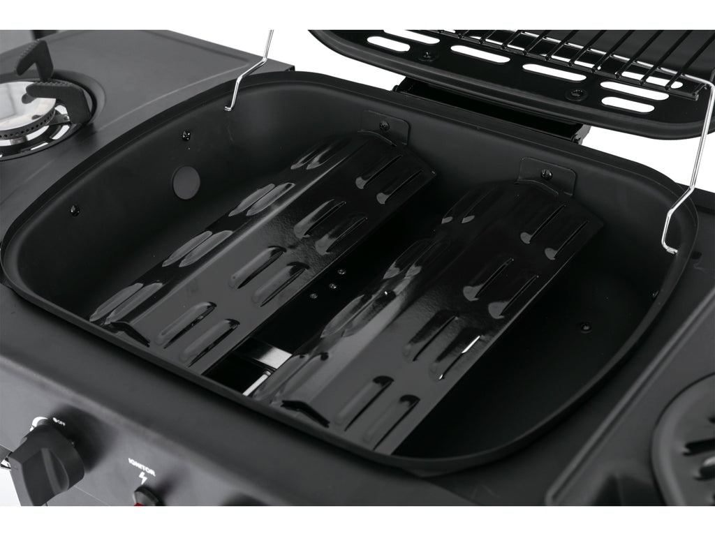 Asahi 2+2 Gasgrill, 5KW, 3IN1