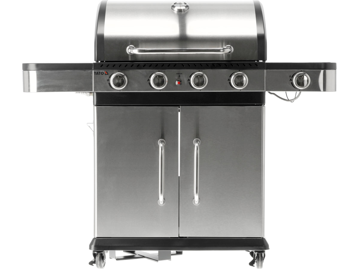 Zushi 4+1 Gasgrill, Roestvrij Staal 14,2KW