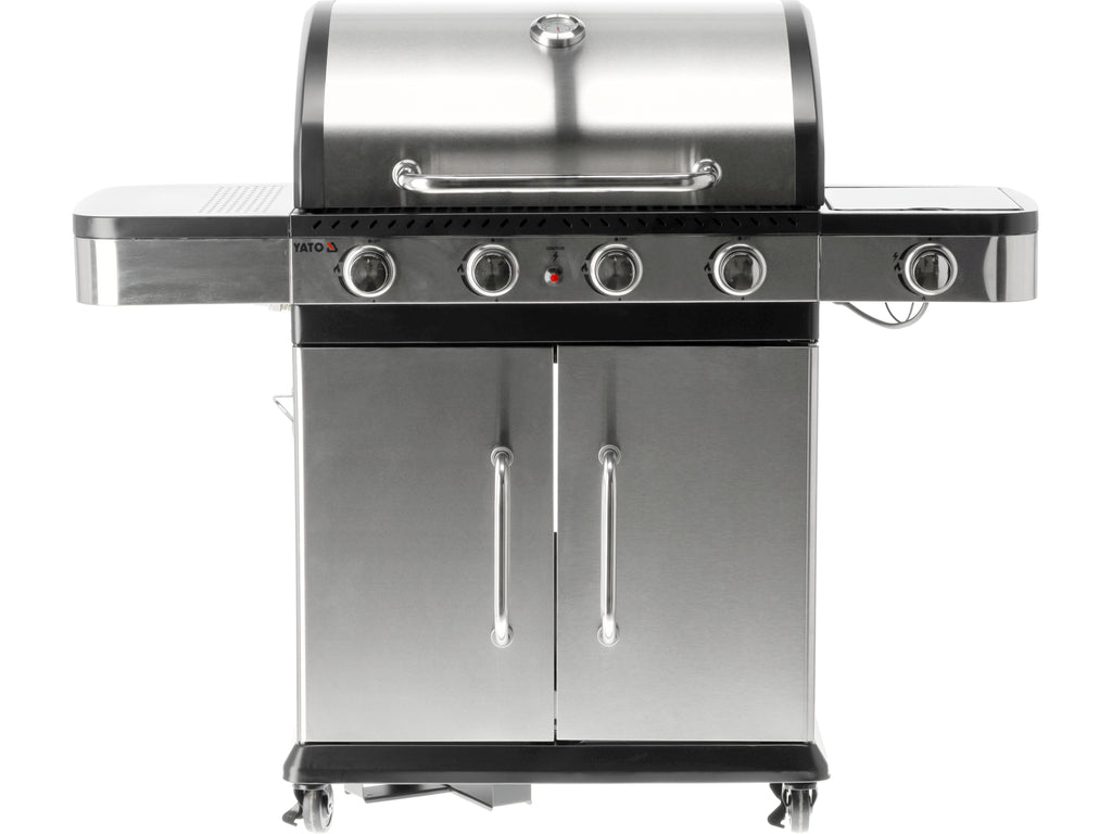Zushi 4+1 Gasgrill, Roestvrij Staal 14,2KW