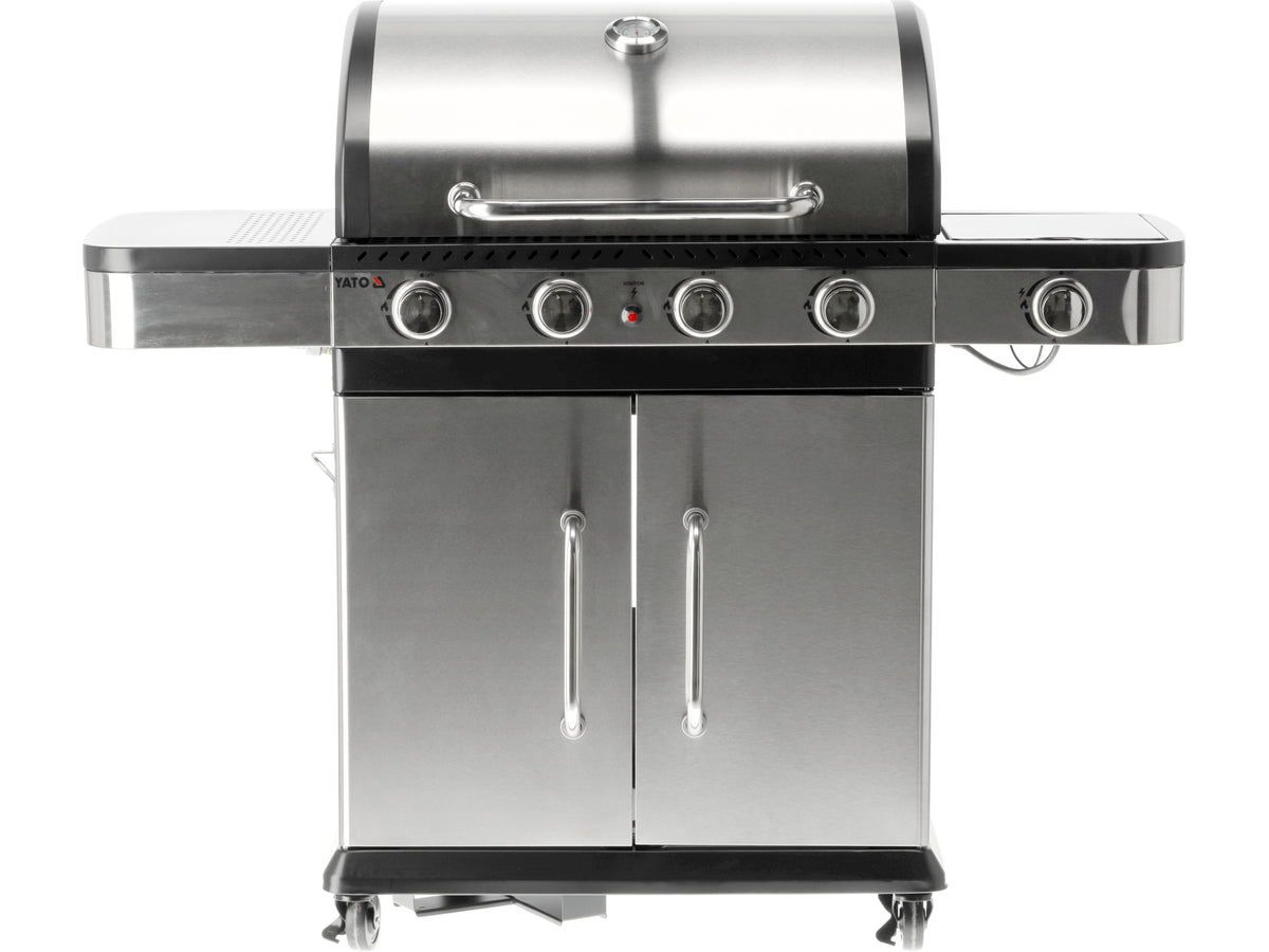 Zushi 4+1 Gasgrill, Roestvrij Staal 14,2KW