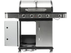 Zushi 4+1 Gasgrill, Roestvrij Staal 14,2KW