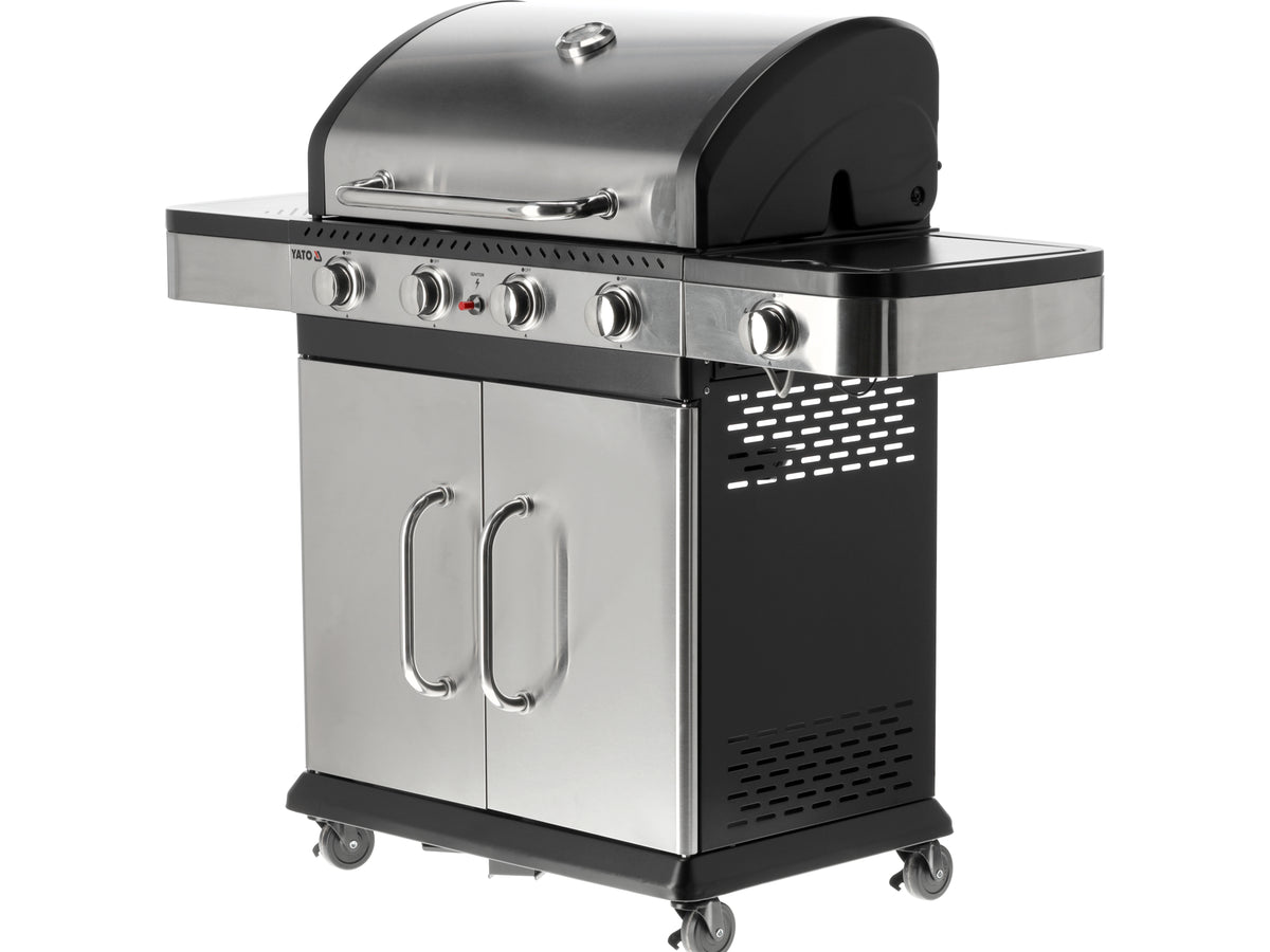 Zushi 4+1 Gasgrill, Roestvrij Staal 14,2KW